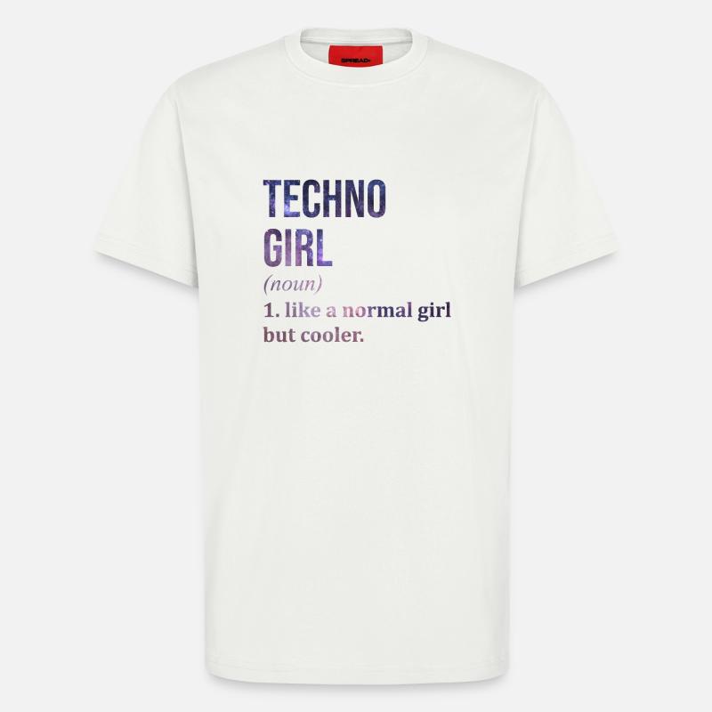 Techno Techno Techno - T-Shirt - made by SPREAD - OFF WHITE