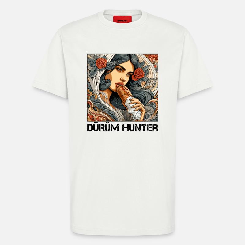 Dürüm Jäger Kebab Geschenk - T-Shirt - made by SPREAD - OFF WHITE