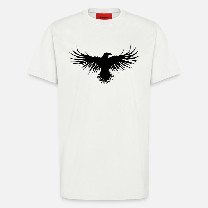 Der Flug der Krähe - T-Shirt - made by SPREAD - OFF WHITE