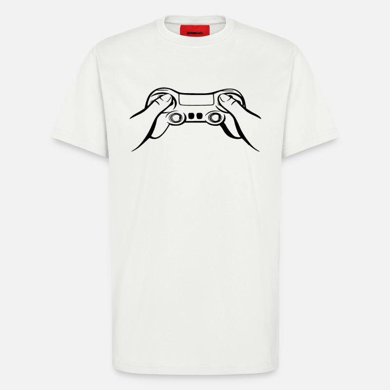 Gamecontroller black - T-Shirt - made by SPREAD - OFF WHITE