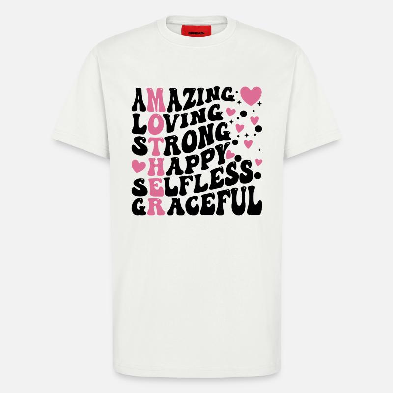 Die beste Mutter aller Zeiten - T-Shirt - made by SPREAD - OFF WHITE