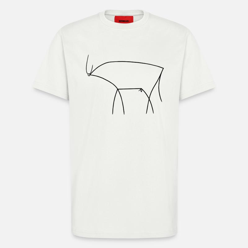Bull - T-Shirt - made by SPREAD - OFF WHITE