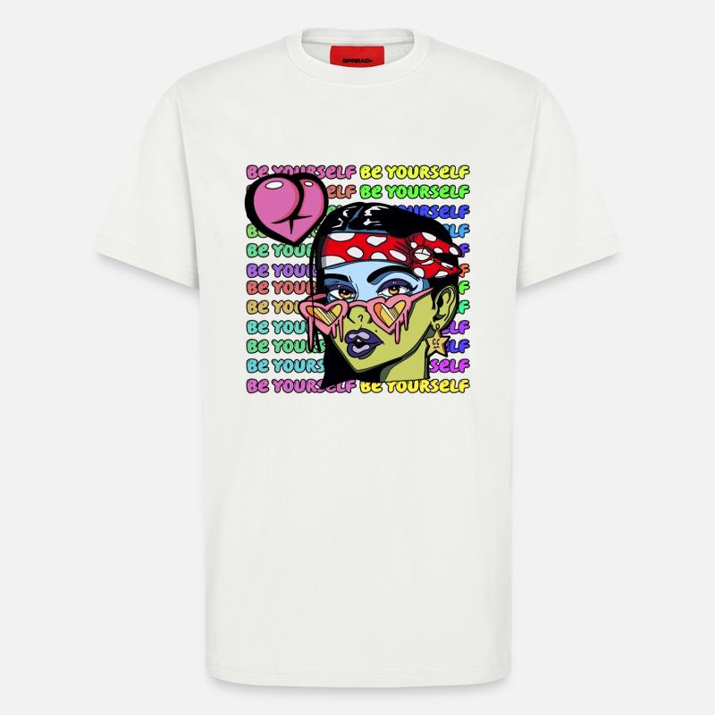 Seien Sie Sie selbst - T-Shirt - made by SPREAD - OFF WHITE
