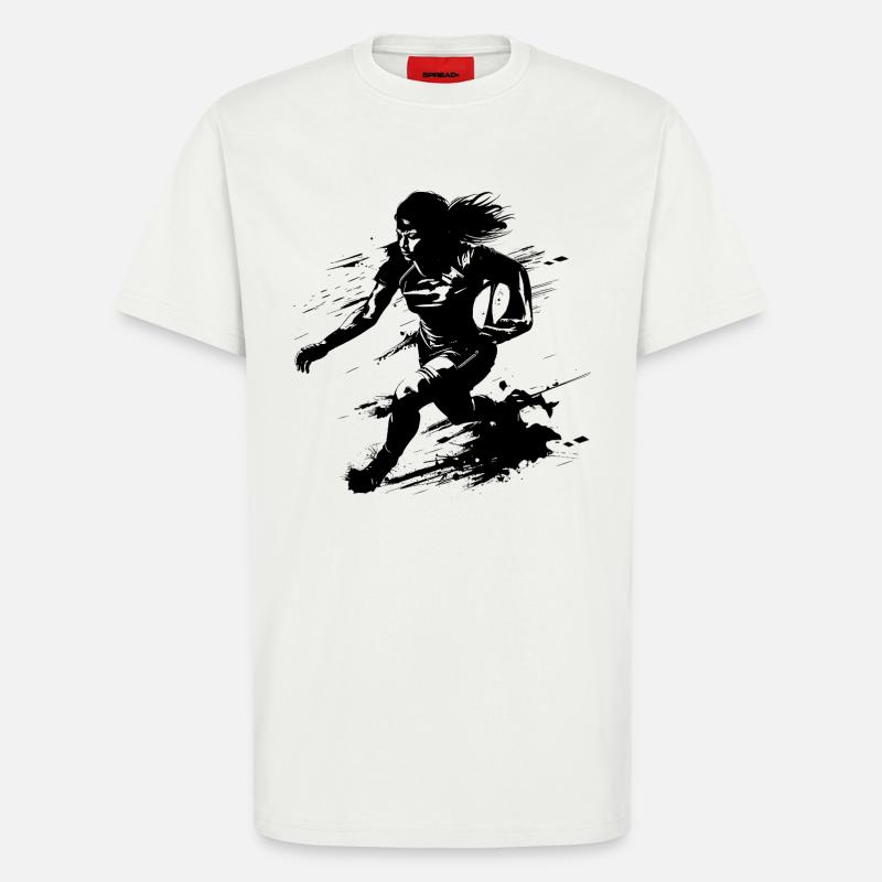 Rugby Player - T-Shirt - made by SPREAD - OFF WHITE
