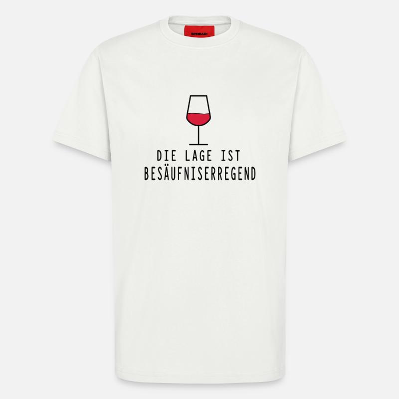 Lage besäufniserregend - T-Shirt - made by SPREAD - OFF WHITE