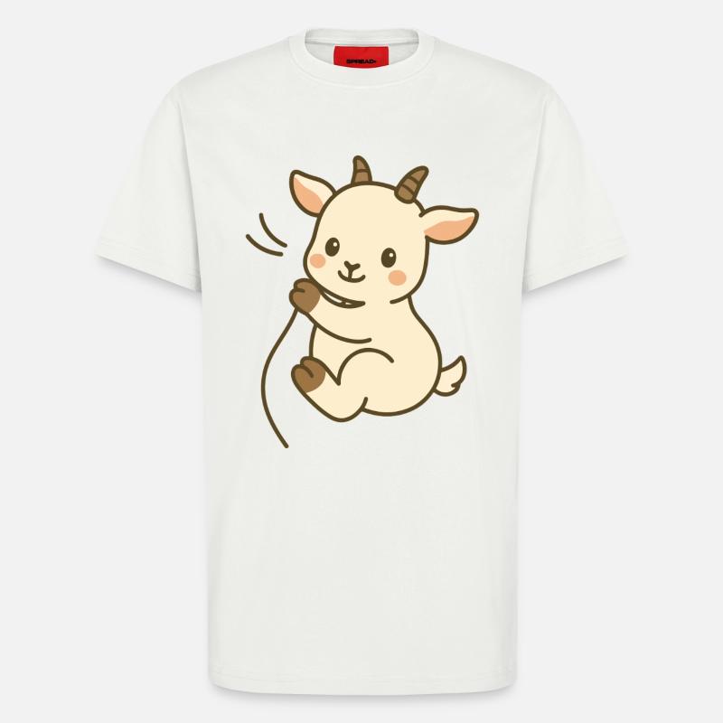Kuschelzeit mit Zicklein - T-Shirt - made by SPREAD - OFF WHITE