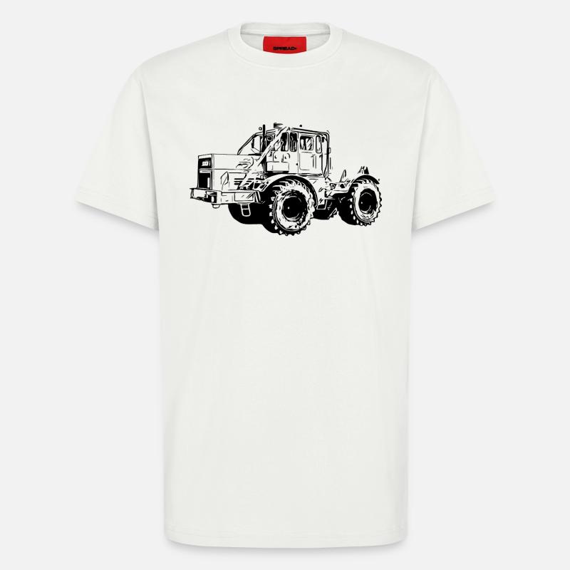 Kraftmaschine K700 Traktor - T-Shirt - made by SPREAD - OFF WHITE
