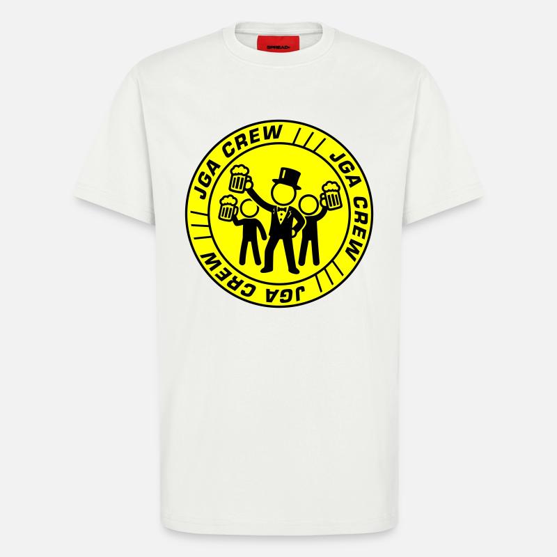 JGA Crew Logo Design - T-Shirt - made by SPREAD - OFF WHITE
