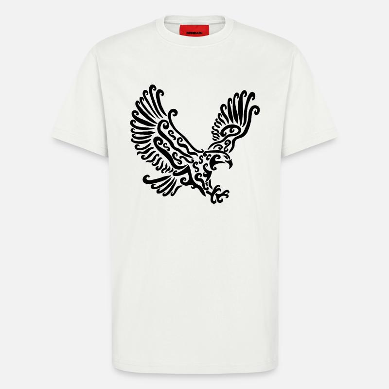 Schwarzer Adler - T-Shirt - made by SPREAD - OFF WHITE