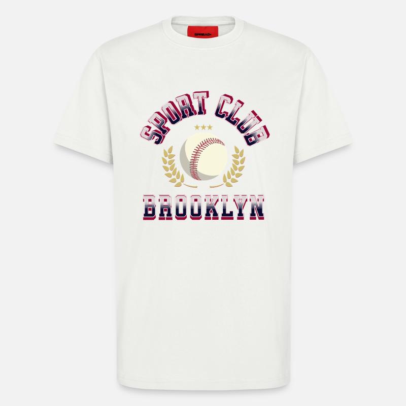 Baseball Teamgeist Emblem - T-Shirt - made by SPREAD - OFF WHITE