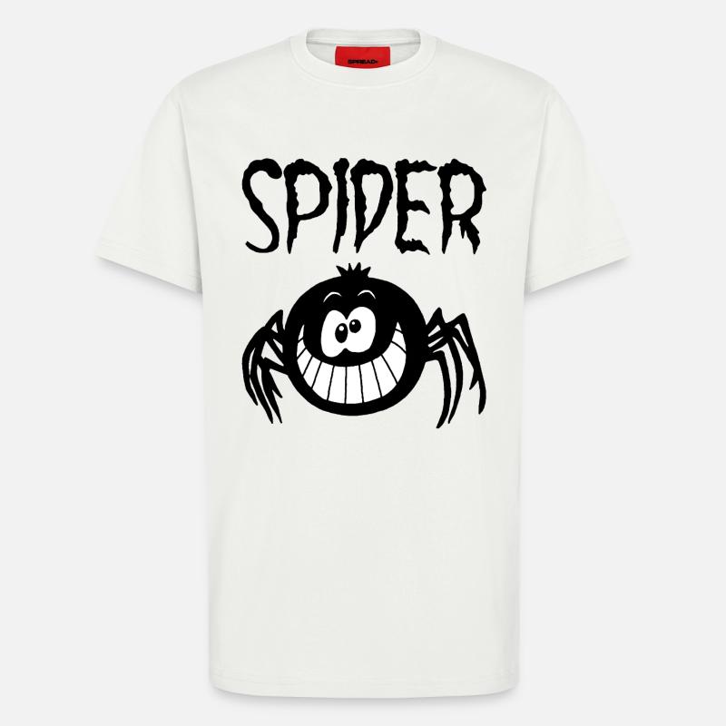 Das Lächeln der schwarzen Spinne - T-Shirt - made by SPREAD - OFF WHITE