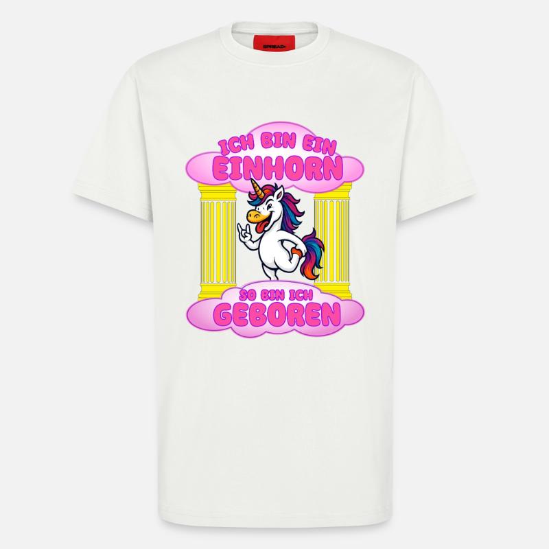 Ich bin Einhorn Geburt - T-Shirt - made by SPREAD - OFF WHITE
