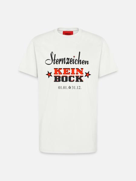 Sternchen Kein Bock Jahreskalender - T-Shirt - made by SPREAD - OFF WHITE
