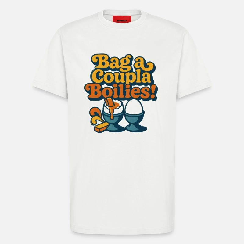 Schnapp dir ein paar Boilies! - T-Shirt - made by SPREAD - OFF WHITE