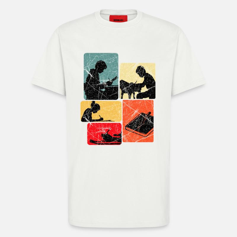 Writer Author Writer Writing Gift - T-Shirt - made by SPREAD - OFF WHITE
