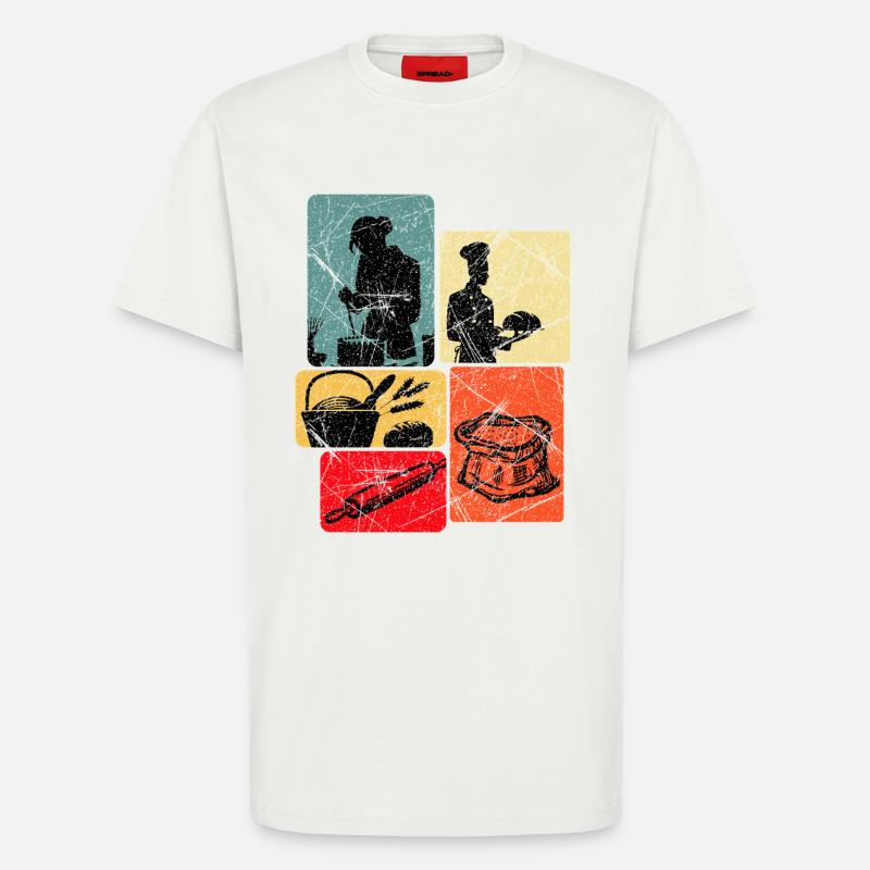 Baker Bakery Funny Saying Bread Gift - T-Shirt - made by SPREAD - OFF WHITE