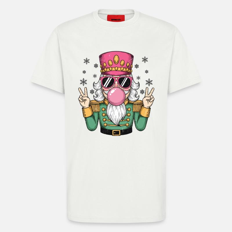 Nutcracker blows chewing gum - T-Shirt - made by SPREAD - OFF WHITE