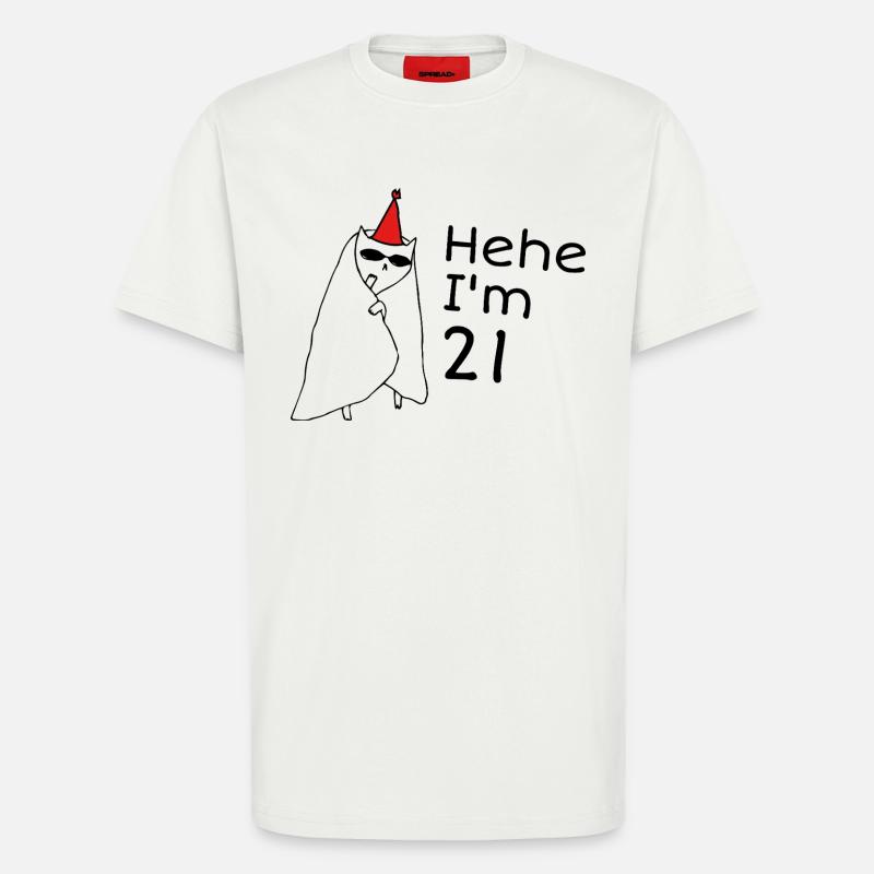 21-jähriges Jubiläum – 21. Jubiläumsgeschenk - T-Shirt - made by SPREAD - OFF WHITE