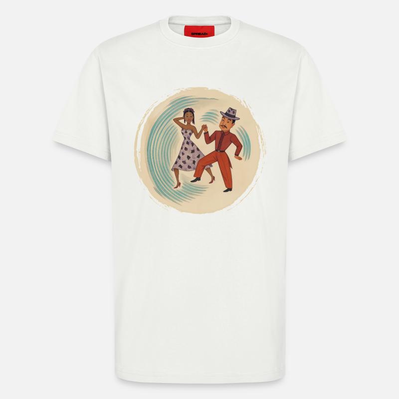 DANCER LOVERS #2 – nette Leute - T-Shirt - made by SPREAD - OFF WHITE