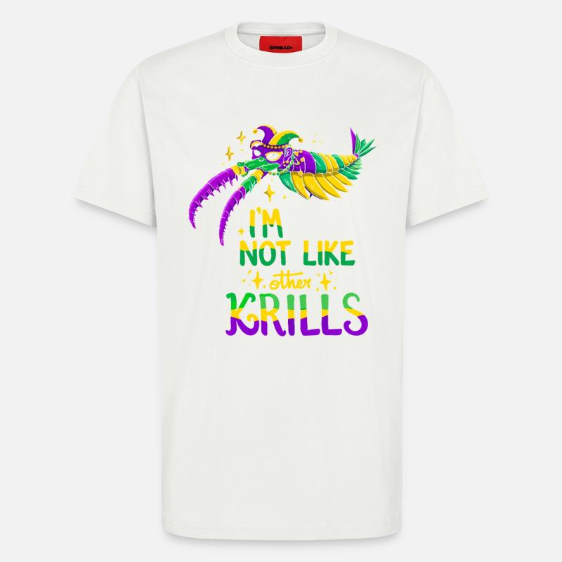 Mardi gras Krabbe - T-Shirt - made by SPREAD - OFF WHITE