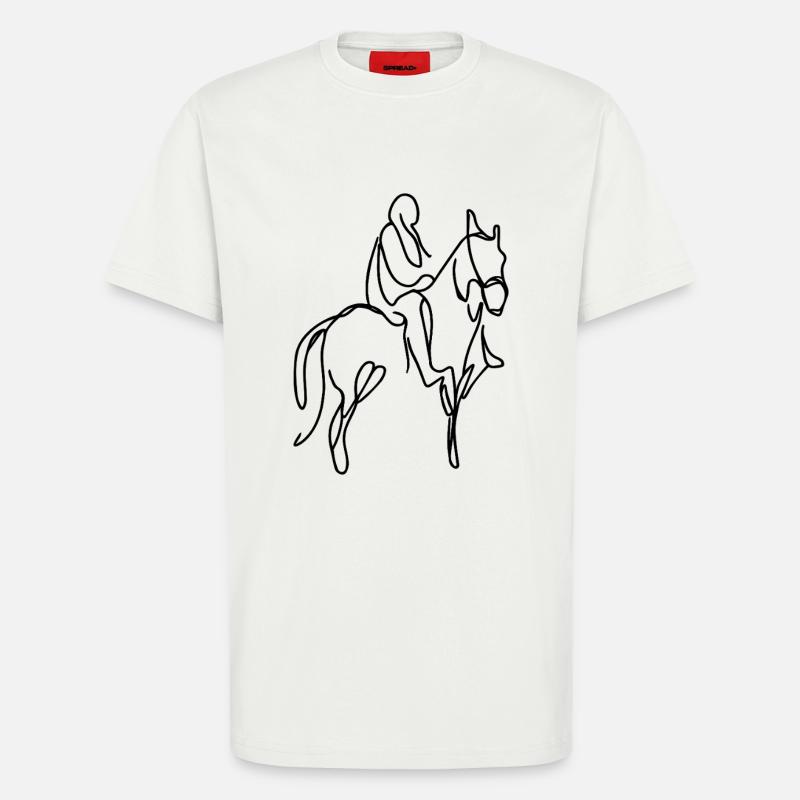 Tab Drawing - T-Shirt - made by SPREAD - OFF WHITE