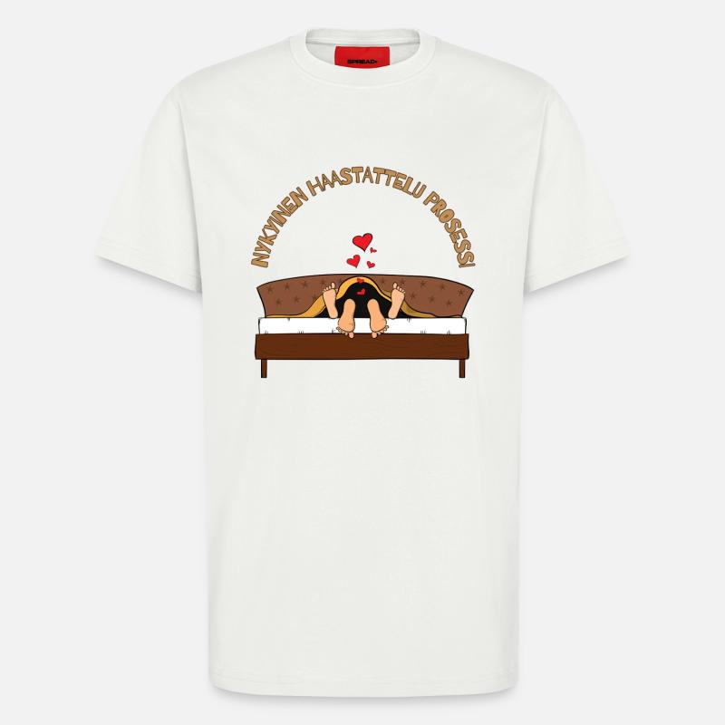 Der aktuelle Interviewprozess. - T-Shirt - made by SPREAD - OFF WHITE
