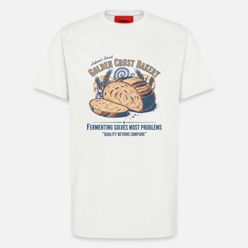 Sourdough Bread Baking Baker Sourdough Starter - T-Shirt - made by SPREAD - OFF WHITE