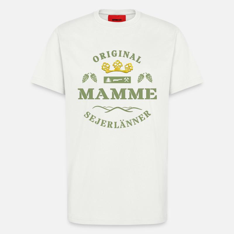 Sejerlänner Mamme Siegerländer Mutter Krönchen - T-Shirt - made by SPREAD - OFF WHITE