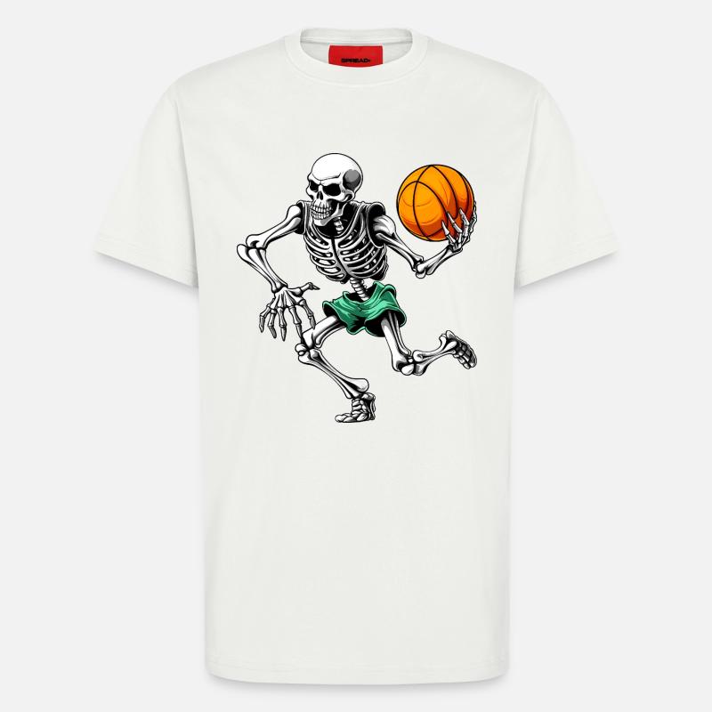 Hooper Skelett - T-Shirt - made by SPREAD - OFF WHITE