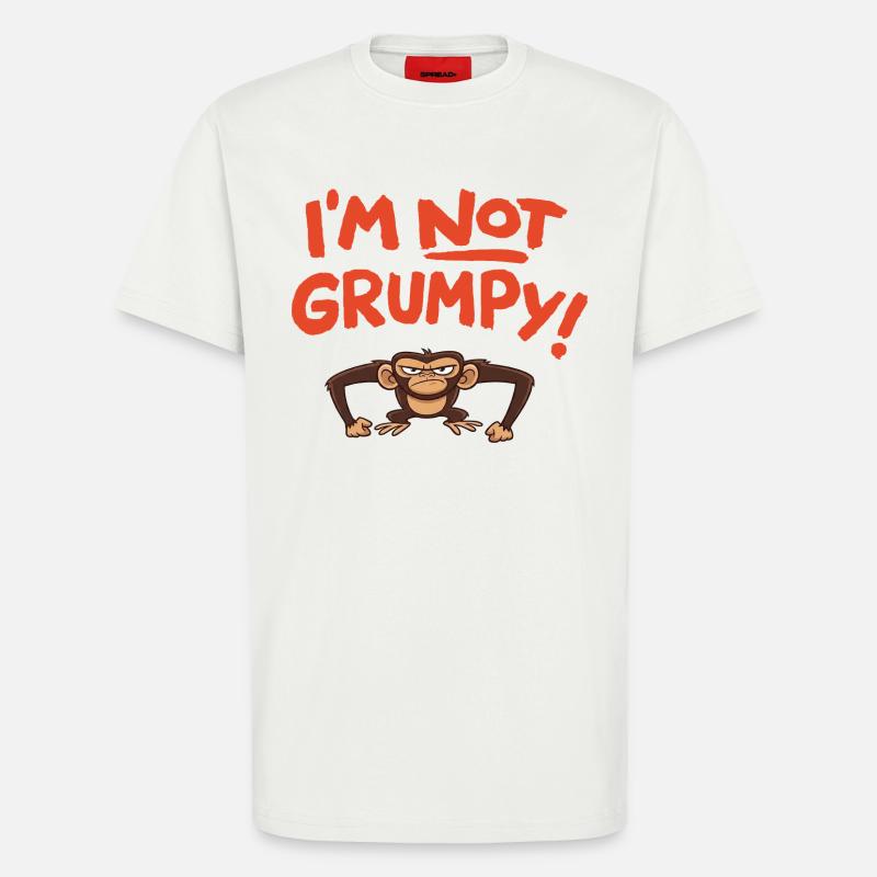 I´m not grumpy - T-Shirt - made by SPREAD - OFF WHITE