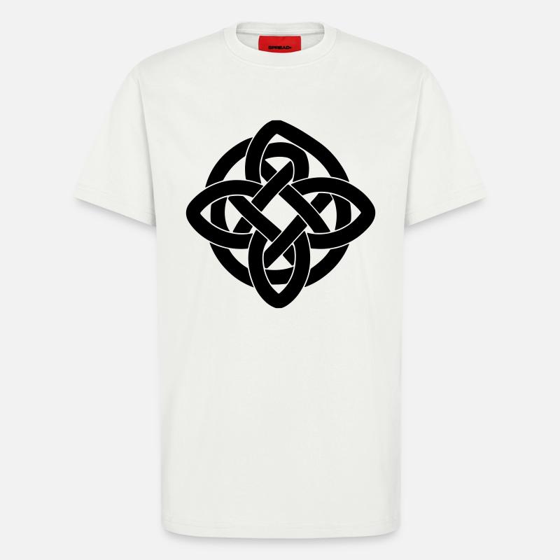 Celtic Symbol T-Shirt - Celtic Knot Infinity - T-Shirt - made by SPREAD - OFF WHITE