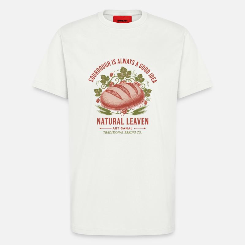 Sourdough Bread Baking Baker Sourdough Starter - T-Shirt - made by SPREAD - OFF WHITE