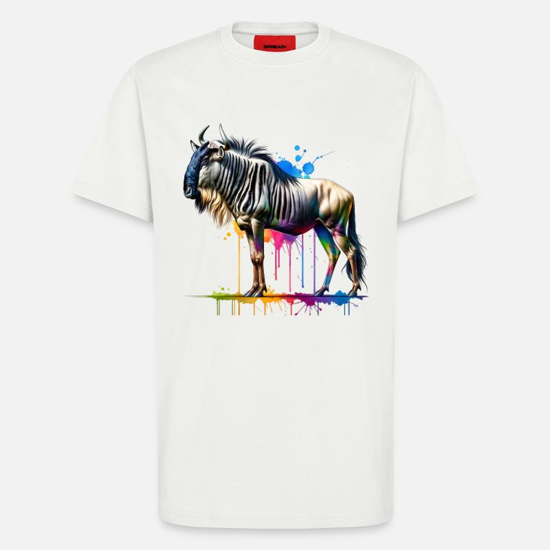 GNU Gift - T-Shirt - made by SPREAD - OFF WHITE