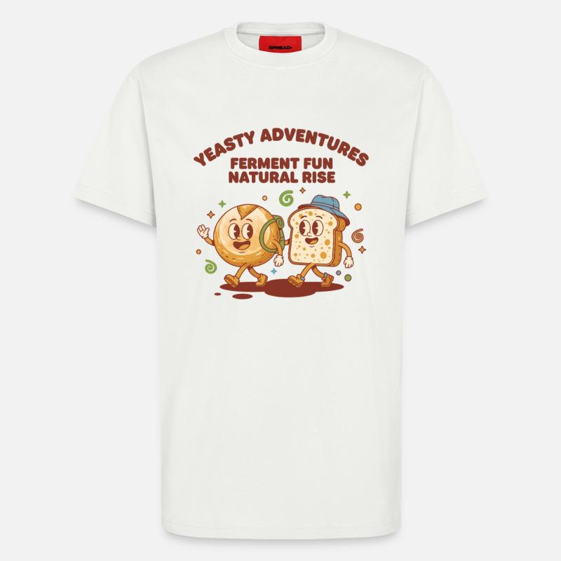 Sourdough Bread Baking Baker Sourdough Starter - T-Shirt - made by SPREAD - OFF WHITE