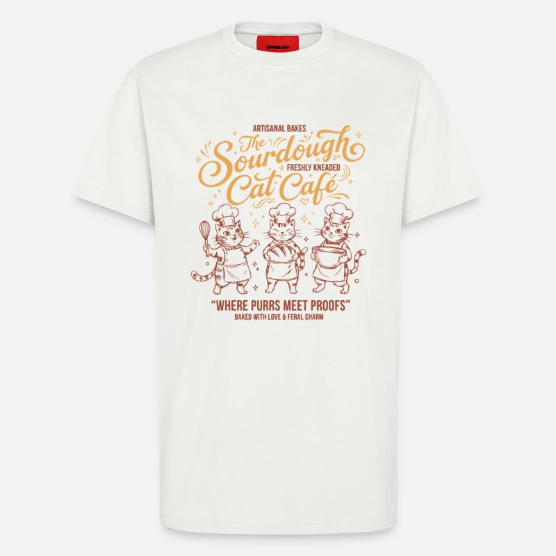 Sourdough Bread Baking Baker Sourdough Starter - T-Shirt - made by SPREAD - OFF WHITE