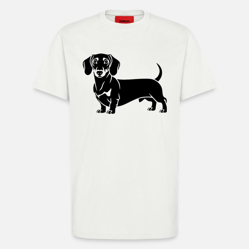 Dachshund - T-Shirt - made by SPREAD - OFF WHITE