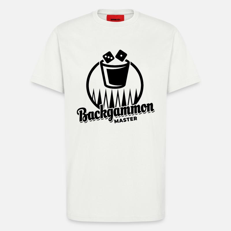 Backgammon Master | Board Game | Gift - T-Shirt - made by SPREAD - OFF WHITE