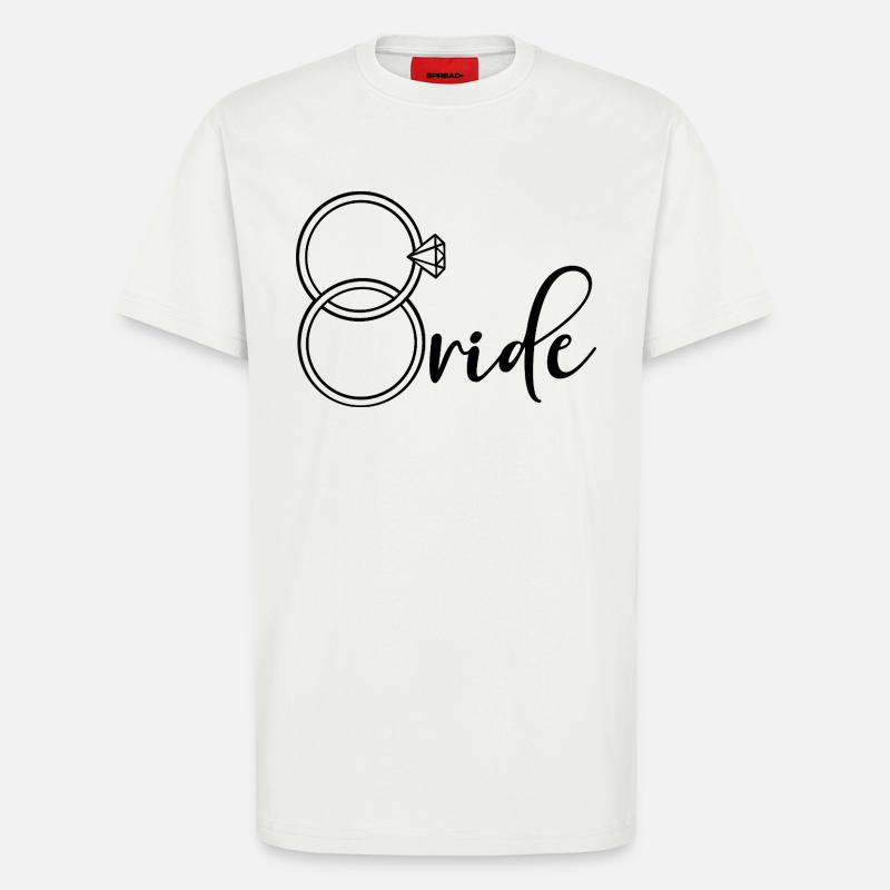 Engagement Ring Bride - T-Shirt - made by SPREAD - OFF WHITE