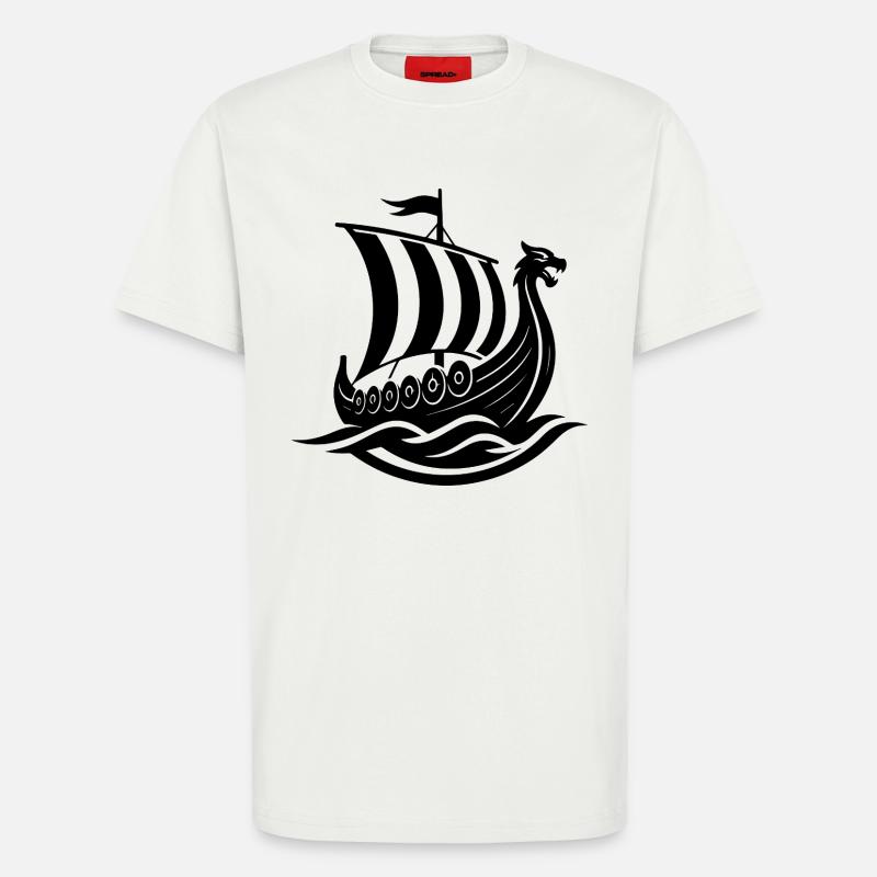 Wikingerboot - T-Shirt - made by SPREAD - OFF WHITE