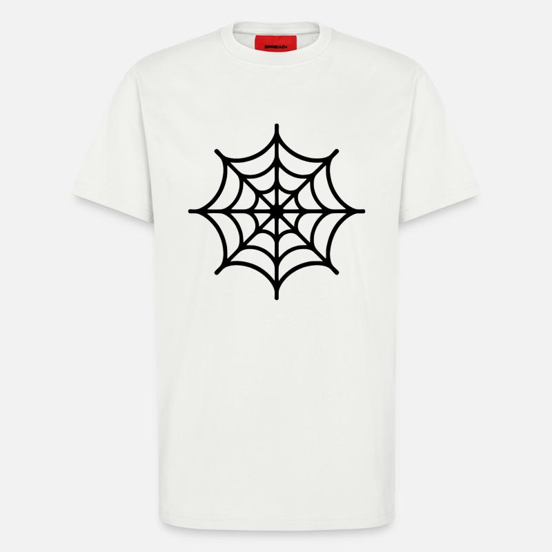 Spinnennetz Spinne - T-Shirt - made by SPREAD - OFF WHITE