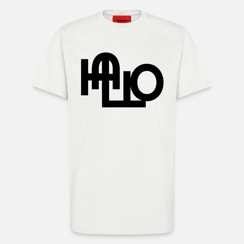 Hello welcome - T-Shirt - made by SPREAD - OFF WHITE