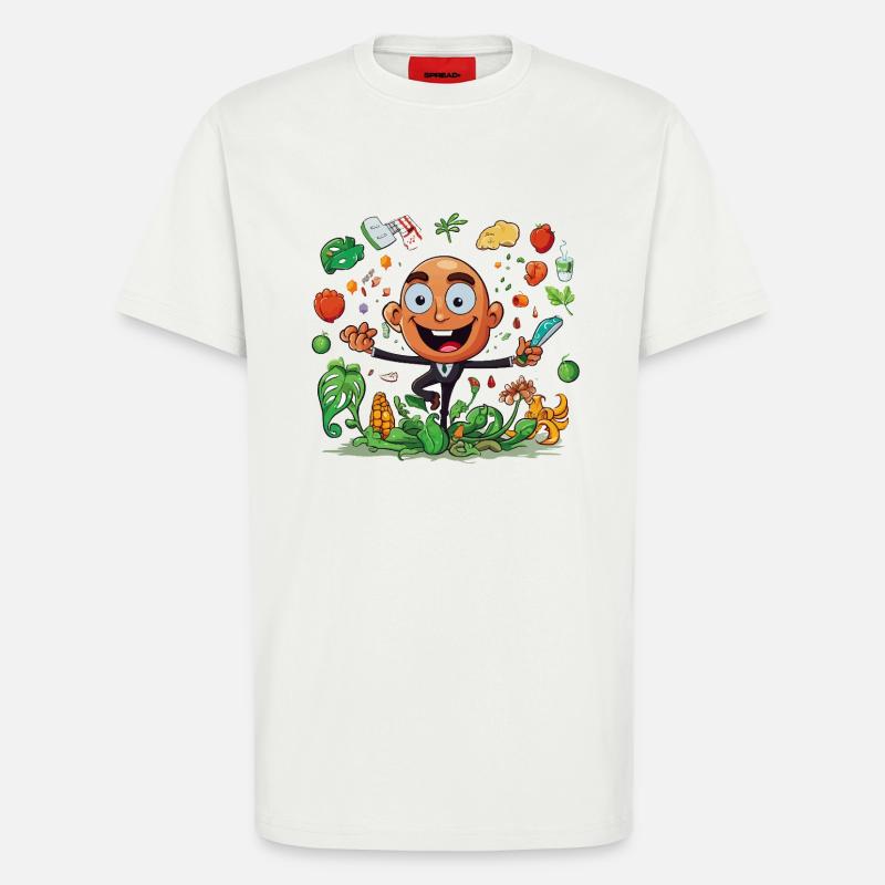 Kitchen Hero Vegetable Magic - T-Shirt - made by SPREAD - OFF WHITE
