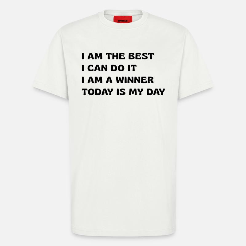 Powerful Affirmations - T-Shirt - made by SPREAD - OFF WHITE