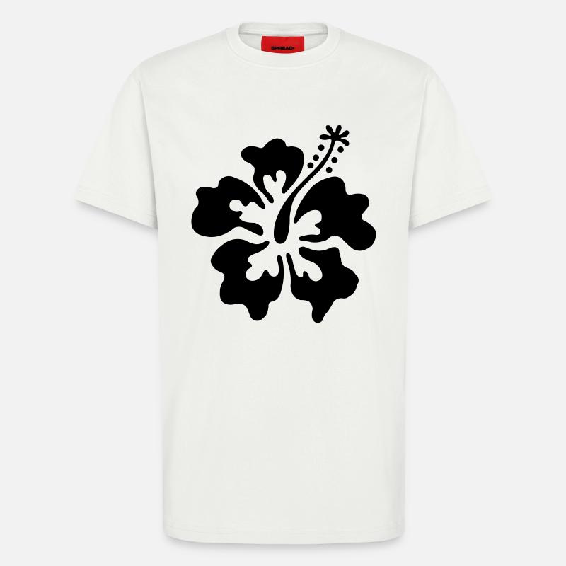 Hawai Blüte - T-Shirt - made by SPREAD - OFF WHITE