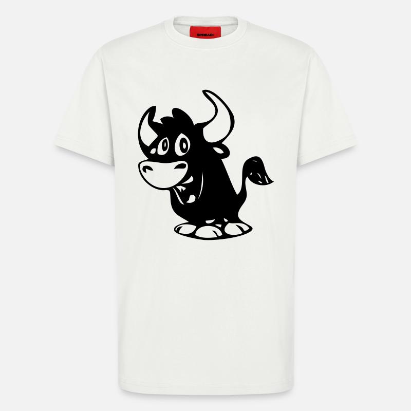 Stier - T-Shirt - made by SPREAD - OFF WHITE
