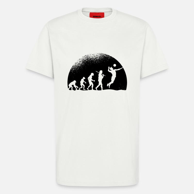Evolution Volleyball - T-Shirt - made by SPREAD - OFF WHITE