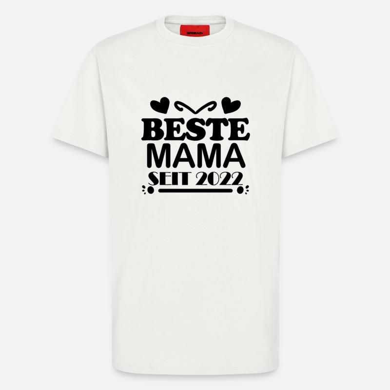 Beste Mama seit 2022 - T-Shirt - made by SPREAD - OFF WHITE
