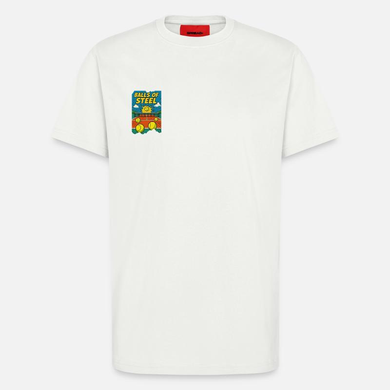 BALLSOFSTEEL - T-Shirt - made by SPREAD - OFF WHITE