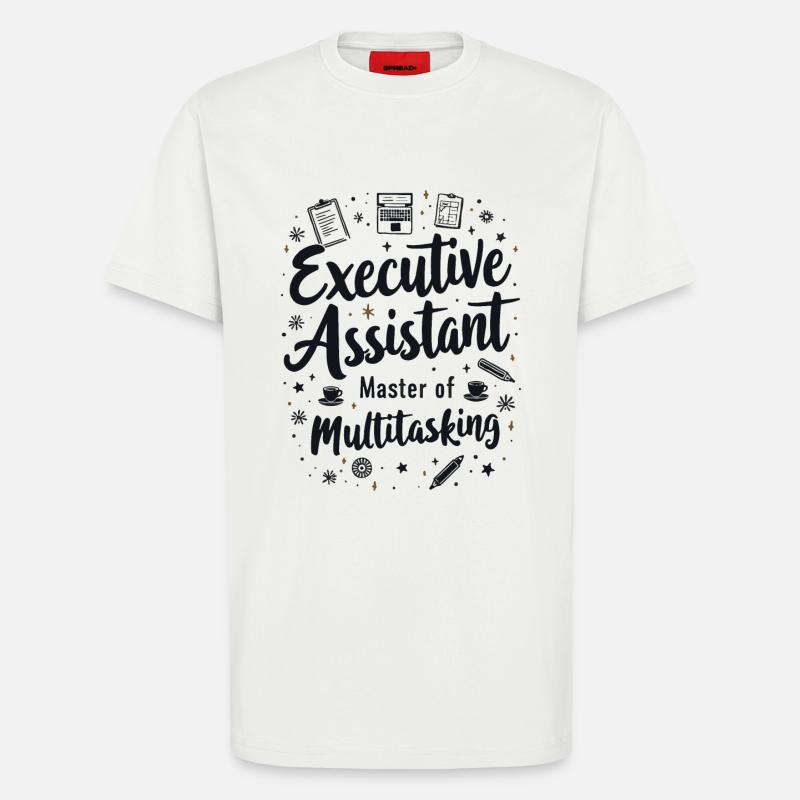 Assistent der Geschäftsführung Multitasking Expert - T-Shirt - made by SPREAD - OFF WHITE