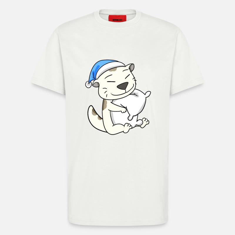 Katze Katzenrasse Devon Rex - T-Shirt - made by SPREAD - OFF WHITE